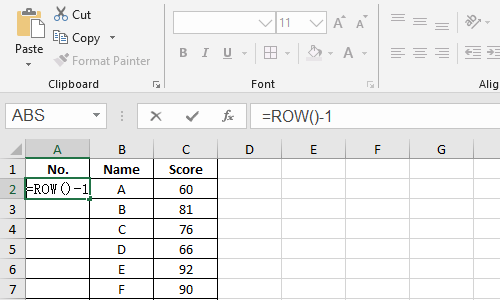 Comment créer une séquence continue dans Excel