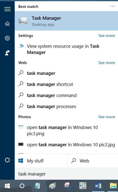 ouvrir le gestionnaire de tâches dans windows 10 pic4