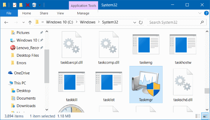 ouvrir le gestionnaire de tâches dans Windows 10 pic9