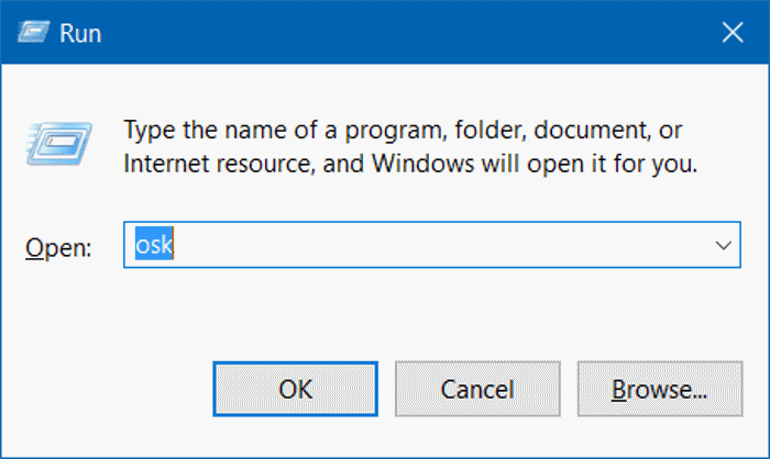 ouvrir le clavier à l'écran dans Windows 10 pic2
