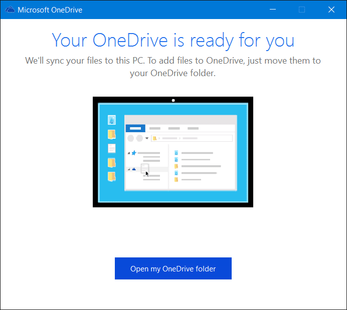 Déconnectez-vous de OneDrive dans Windows 10 Étape 9