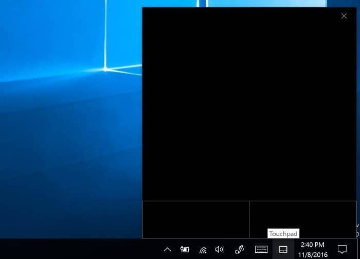 Activer et personnaliser le pave tactile virtuel dans Windows 10