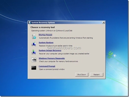 Comment creer une cle USB de reparation Windows 7