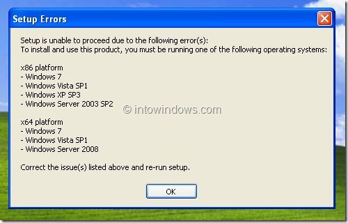 Comment installer Office 2010 sur Windows XP SP2