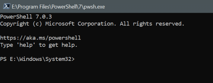 Comment installer PowerShell 7 sur Windows 10