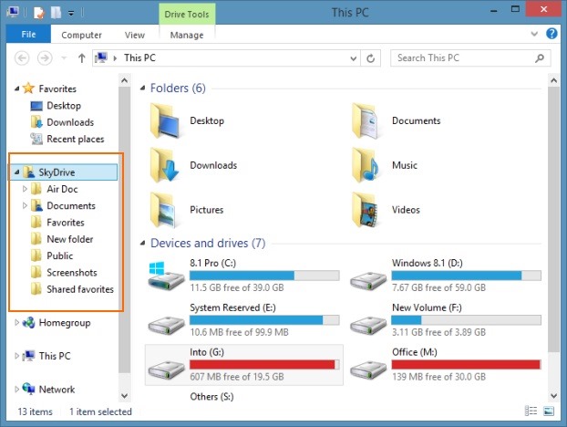Comment masquer ou supprimer le dossier SkyDrive dans lExplorateur Windows