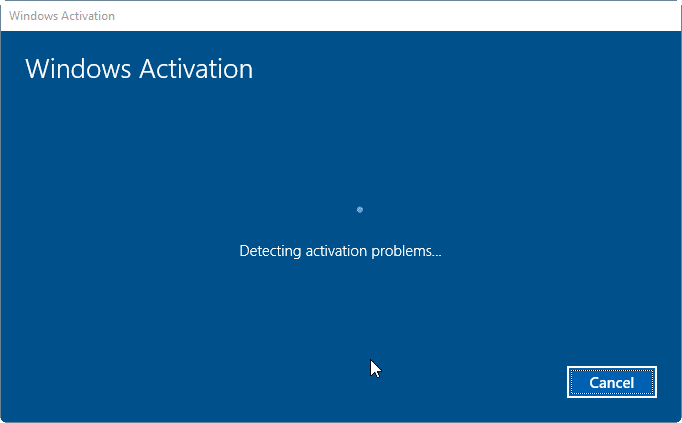 Depannage de lactivation de Windows 10