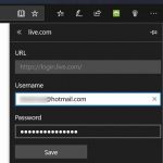 Edit or update passwords saved in Microsoft Edge in Windows 10 pic5