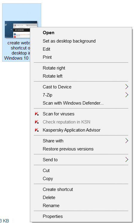 Option Ouvrir avec manquante dans Windows 10