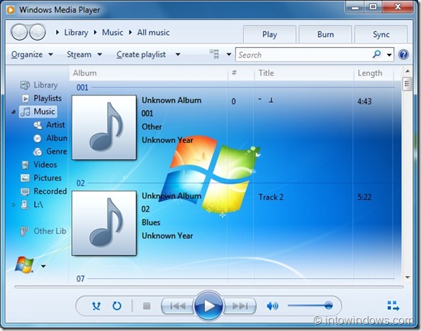 Set A Custom Picture As Windows Media Player Library Background In Windows 7 thumb