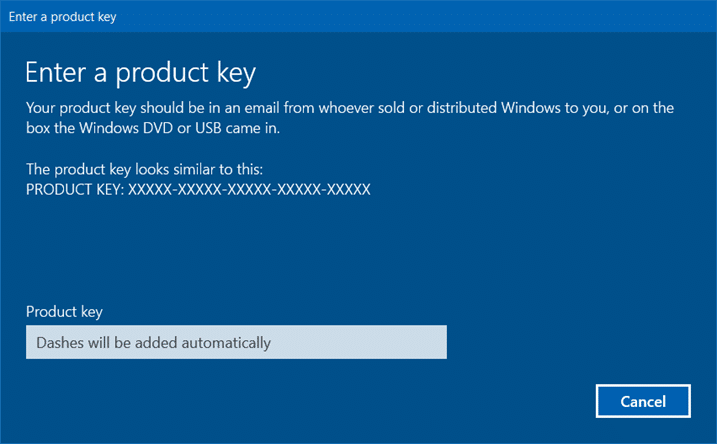 Windows 10 ne peut pas etre active apres le 29