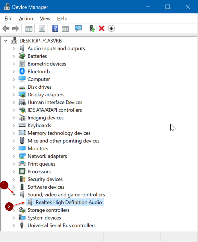 reinstall audio driver in Windows 10 pic2 thumb