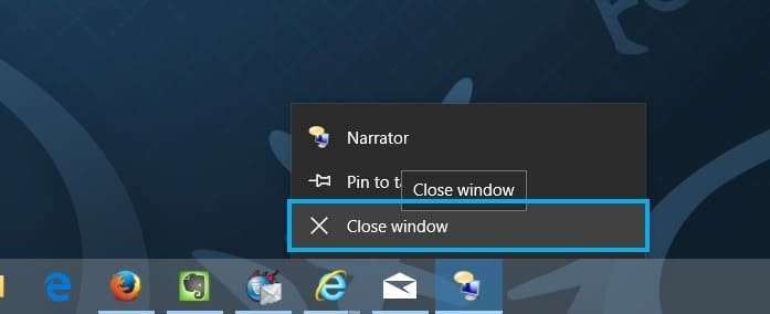 activer ou désactiver le narrateur dans Windows 10