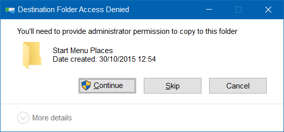Explorateur de fichiers manquant dans le menu Démarrer de Windows 10 étape 10