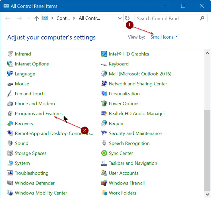 Vérifiez la date d'installation des applications et des programmes dans Windows 10 étape 5