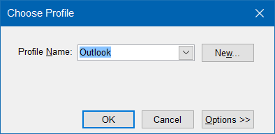 Outlook 2016 se bloque lors du traitement du début du téléchargement du profil, étape 3