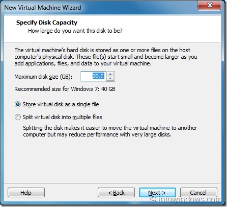 Installez Windows 8 sur VMware Player Step6