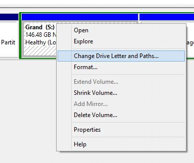 Changer la lettre de lecteur dans Windows 8.1 Step2