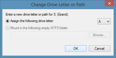 Changer la lettre de lecteur dans Windows 8.1 Step41