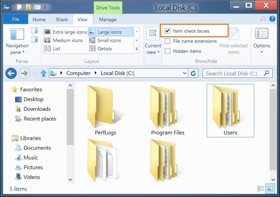 Sélectionnez plusieurs fichiers sur la tablette Windows 8 (4)