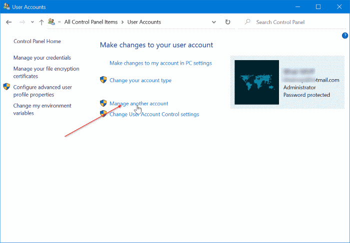 modifier ou supprimer le mot de passe du compte local dans Windows 10 pic2