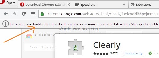 Comment installer les extensions Google Chrome dans le navigateur Opera Pic4