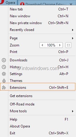 Comment installer les extensions Google Chrome dans le navigateur Opera pic5