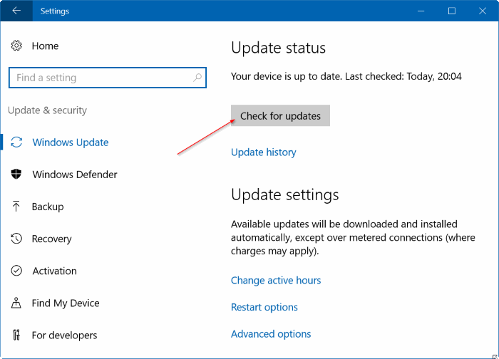 Windows Update bloqué lors du téléchargement des mises à jour de Windows 10 pic8