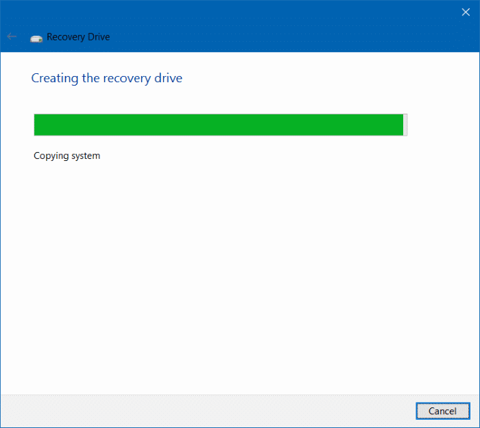 Supprimer la partition de récupération dans Windows 10 step9