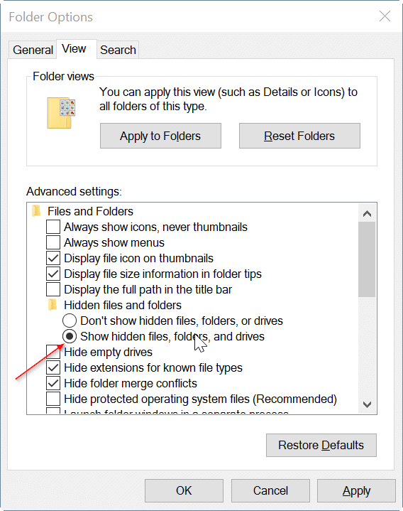 masquer les fichiers et les dossiers dans Windows 10 pic6