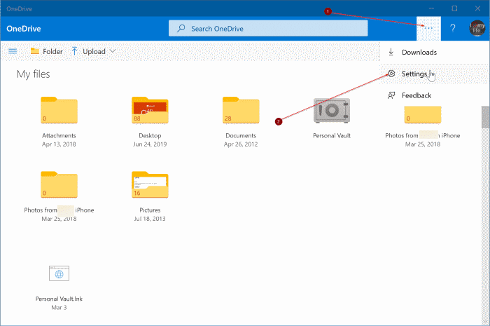 vérifier l'utilisation du stockage onedrive dans Windows 10 pic4