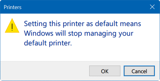 changer l'imprimante par défaut dans Windows 10 étape 3.1