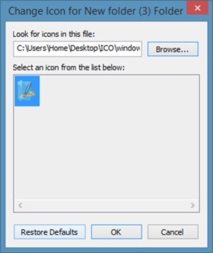 changer l'icône du dossier dans Windows 7 ou Windows 8 étape 5