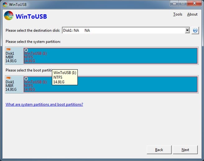 Installez Windows 7 USB Flash ou disque dur Étape 6