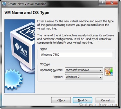 installer Windows 7 sur Virtualbox 2
