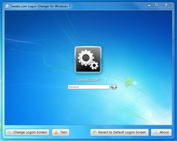 Fond d'écran de l'écran de verrouillage Windows 7 changer l'image 3
