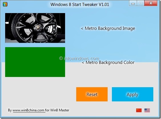 Changer le fond d'écran de l'écran d'accueil dans Windows 8