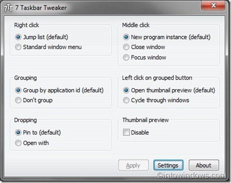 7 outils gratuits pour modifier et personnaliser la barre des tâches de Windows 7 PIC1