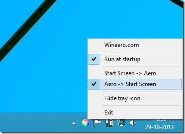 Changer automatiquement la couleur d'arrière-plan de l'écran de démarrage dans l'image Windows 8.1