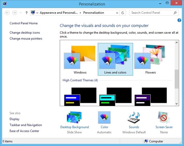 Changer automatiquement la couleur d'arrière-plan de l'écran d'accueil dans Windows 8.1 Picture3