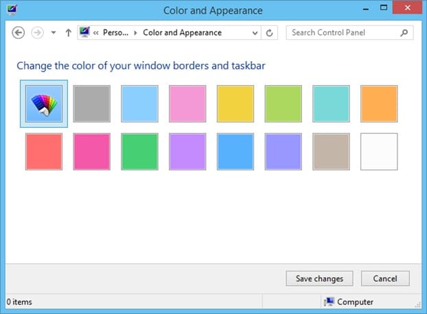 Changer automatiquement la couleur d'arrière-plan de l'écran d'accueil dans Windows 8.1 Image 5