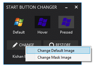 Changer l'image du bouton Démarrer de Windows 8.1 2