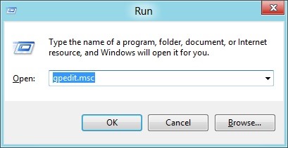 Désactivez ou désactivez le Windows Store Étape 1