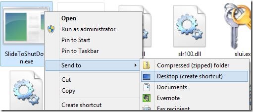 Utilisez Slide To Shutdown dans Windows 8.1