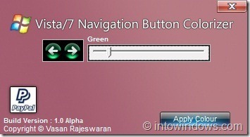 Boutons de navigation Colorizer pour Windows 7
