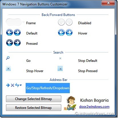 Personnaliser les boutons de navigation de Windows 7