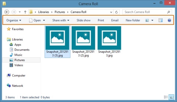 Activer la barre d'outils de l'explorateur dans Windows 8