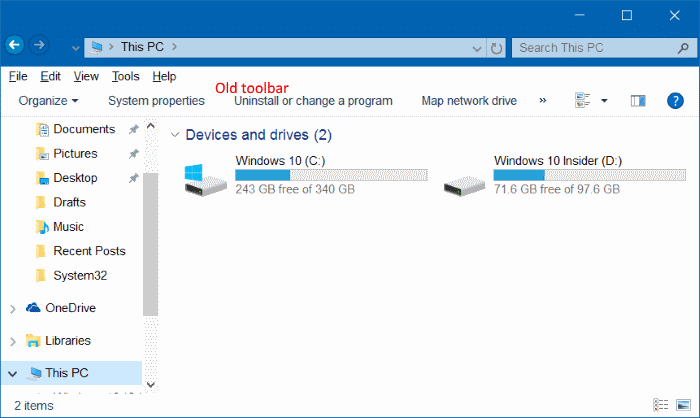 faire ressembler Windows 10 à Windows 7 pic6