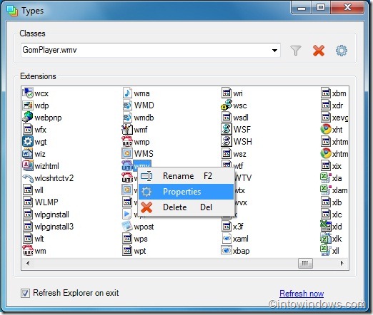 modifier l'icône du type de fichier par défaut dans Windows 7