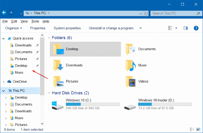 faire ressembler l'Explorateur de fichiers Windows 10 à Windows 7 pic2